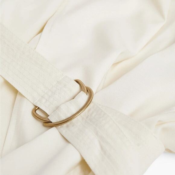 ABLE Irena Trench Jacket Beige Color Size XL - Picture 12 of 13